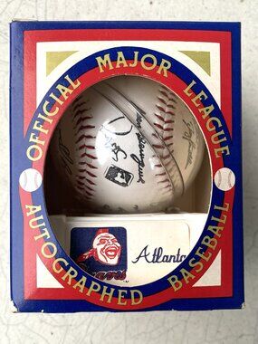 Vtg 1982 Atlanta Braves Official MLB Autographed Baseball